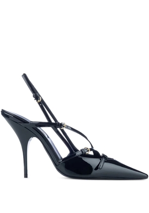 Miu Miu 105mm slingback pointed-toe pumps - Black