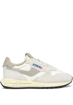 Autry laces leather trainers - Neutrals
