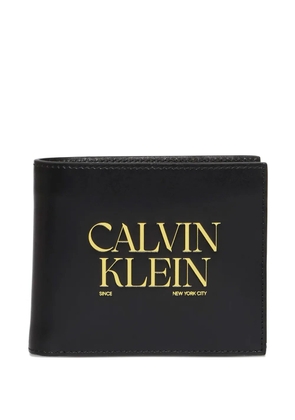Calvin Klein logo-print wallet - Black