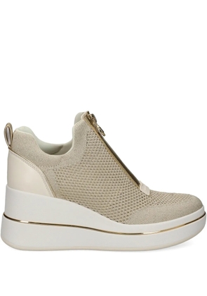 Michael Michael Kors Willis zip platform sneakers - Neutrals