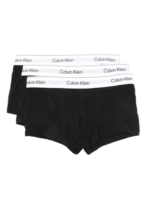 Calvin Klein logo-waistband briefs (pack of three) - Black
