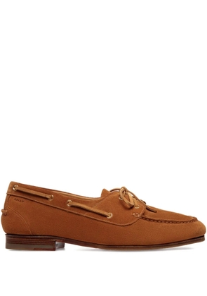 Bally Plume lace-up boat shoes - Brown