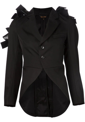 Comme Des Garçons bow blazer jacket - Black