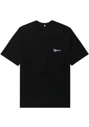 KHOKI text-print T-shirt - Black