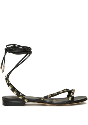 TWINSET strappy flat sandals - Black
