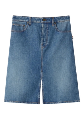 Burberry denim midi skirt - Blue