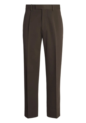 Zegna pleated trousers - Brown