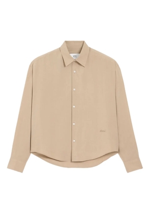 AMI Paris long sleeve shirt - Neutrals