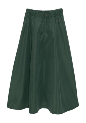 and Wander logo-embroidered skirt - Green