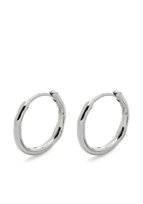 Monica Vinader Siren hoop earrings - Silver