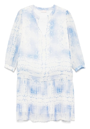 LIU JO floral-print midi dress - White