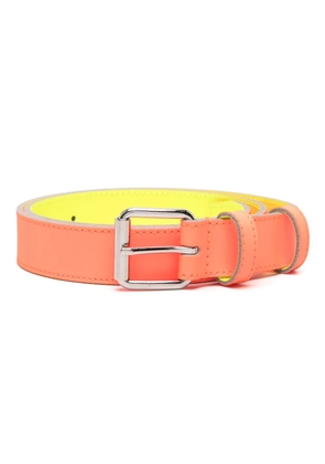 Comme Des Garçons Wallet Super Fluo leather belt - Orange