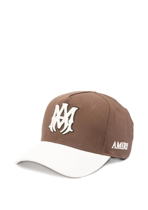 AMIRI embroidered-logo baseball cap - Brown