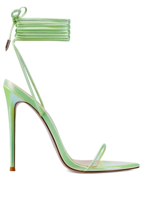 Femme La 120mm Luce Minimale tie-ankle sandals - Green