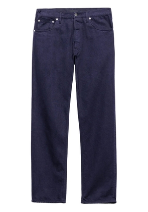 Prada logo straight jeans - Blue