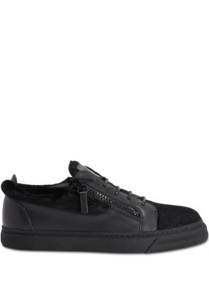 Giuseppe Zanotti Frankie double-zip low-top sneakers - Black