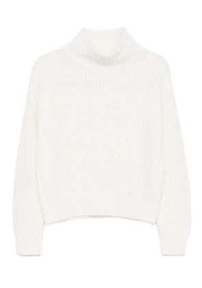 Lisa Yang turtleneck ribbed sweater - Neutrals