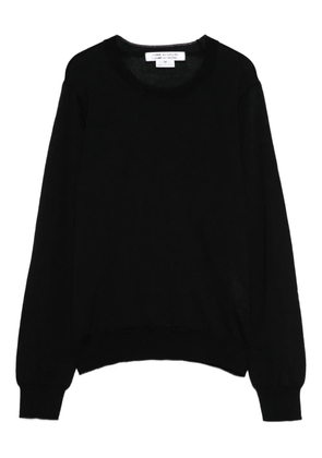 Comme Des Garçons round-neck long-sleeve sweater - Black