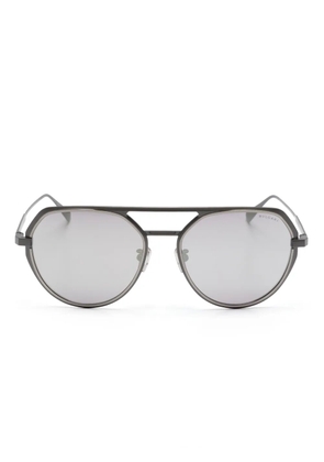 Bvlgari BV40019U navigator-frame sunglasses - Silver