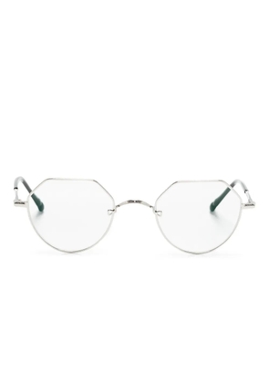 Matsuda geometric-frame glasses - Silver