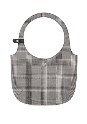 Courrèges Prince of Wales Holy tote bag - Black