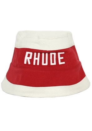 RHUDE East Hampton bucket hat - Red