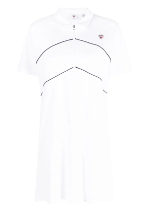 Rossignol short-sleeve polo dress - White