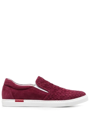 Scarosso Gabriella woven suede sneakers - Pink