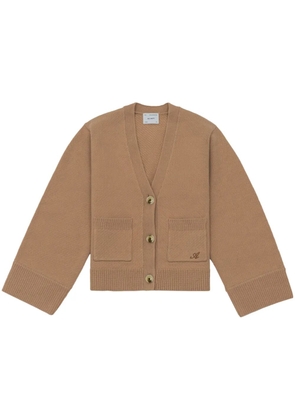 Axel Arigato Memory wool cardigan - Brown