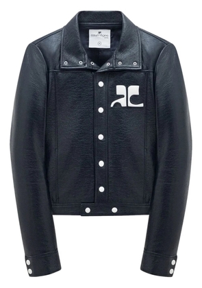 Courrèges Reedition vinyl jacket - Blue