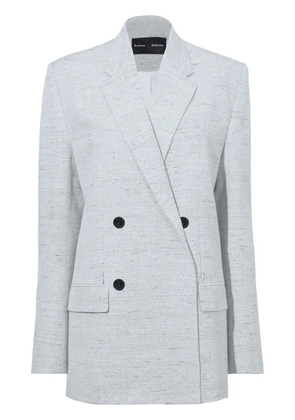 Proenza Schouler Hadley mélange-effect blazer - Grey
