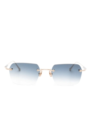 Matsuda rectangle frame sunglasses - Gold