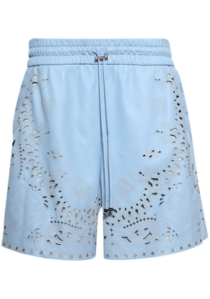 AMIRI cut-out detailing shorts - Blue