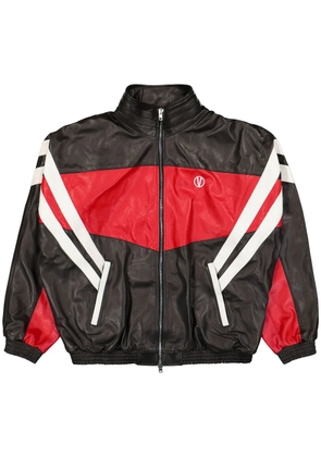 VETEMENTS logo-print tracksuit jacket - Black
