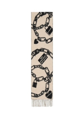 Acne Studios chain fringe scarf - Neutrals
