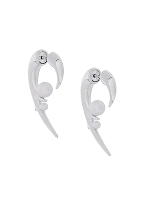 Shaun Leane Cherry Blossom pearl earrings - Silver