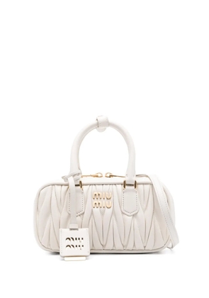 Miu Miu mini Arcadie tote bag - White