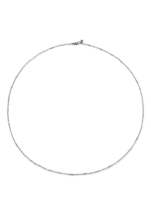 Monica Vinader 14K white gold Shimmer chain necklace - Silver