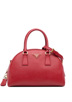 Prada Pre-Owned 2010-2025 Saffiano Lux Bowling Bag satchel - Red