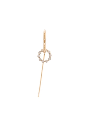 Charlotte Chesnais 18kt yellow gold Swing Unit diamond single earring - Metallic