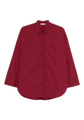 By Malene Birger chest-pocket long-sleeve shirt - Red