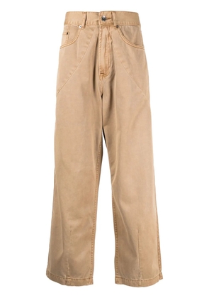 FIVE CM mid-rise straight-leg jeans - Brown