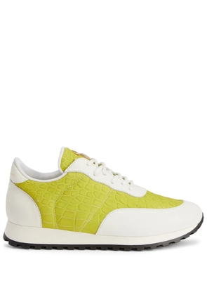 Giuseppe Zanotti Jimi Running leather sneakers - Green