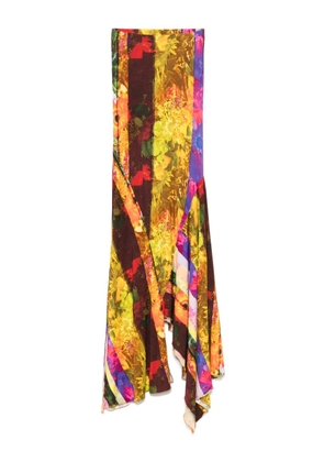 Barbara Bologna printed maxi skirt - Brown