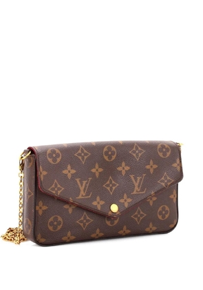 Louis Vuitton Pre-Owned Felicie Pochette Monogram Canvas crossbody bag - Brown