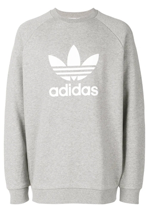 adidas trefoil warm-up sweatshirt - Grey
