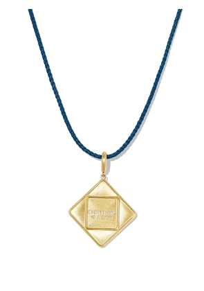 Lauren Rubinski 14kt yellow gold Everything is a Sign necklace