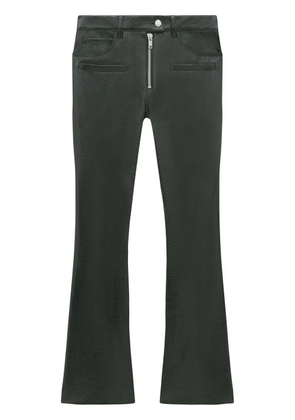 Courrèges corolle vinyl trousers - Black