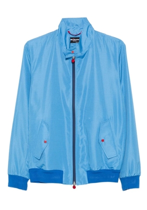 Kiton zip-fastening jacket - Blue