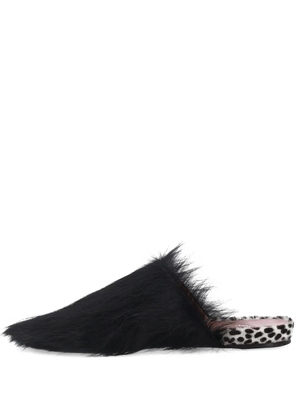 Premiata polka-dot pattern mules - Black